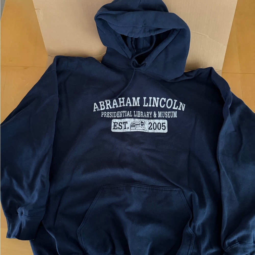 Abraham Lincoln Presidential Library & Museum Navy Hoodie